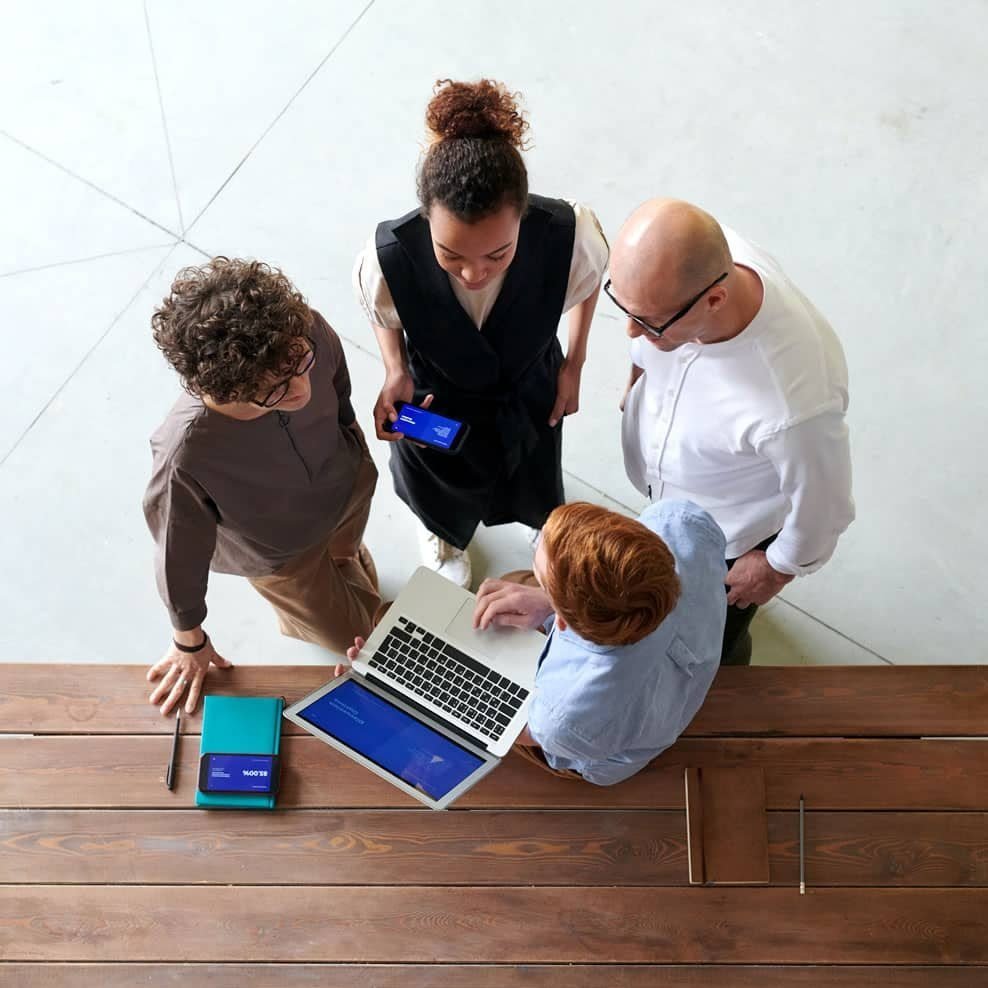 Axis IT team collaborating